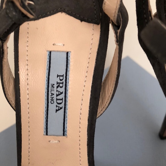 New Prada Suede platform Sandals - Picture 6 of 7